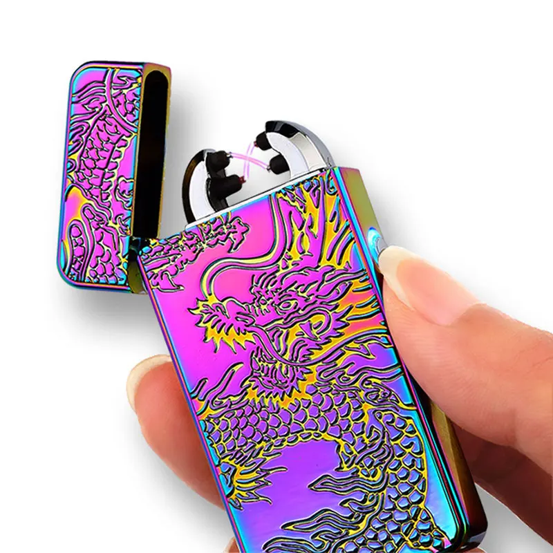 Newest Luxurious Dragon Electronic lighter usb charging eletronic