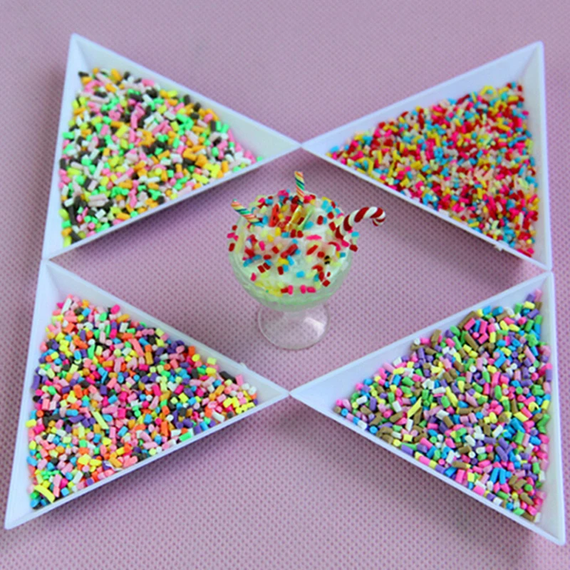 Слизь глины Sprinkles для наполнитель для слизи DIY принадлежности конфеты поддельные торт десерт грязи украшения игрушки аксессуары