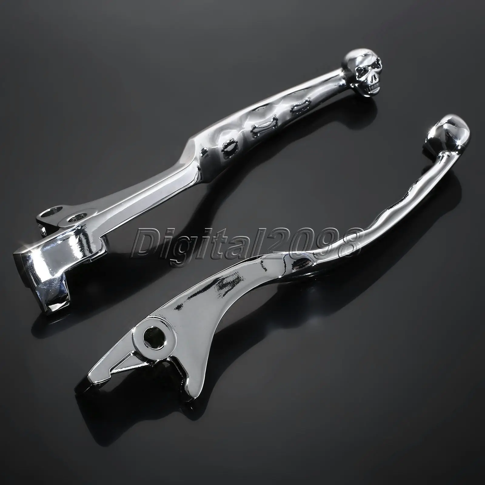 1 пара хромированные рычаги тормоза и сцепления мотоцикла|hand lever|for kawasakiclutch brake |