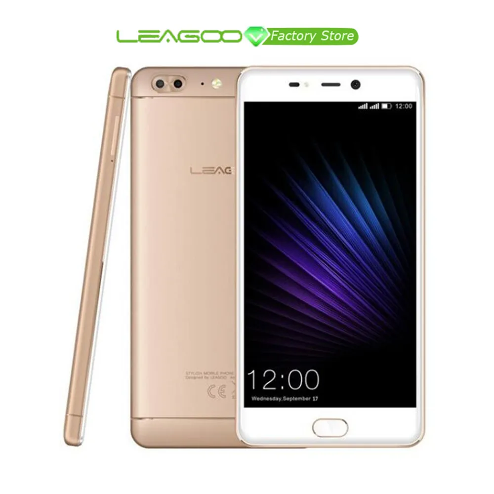 

LEAGOO T5 4G LTE Smartphone Android 7.0 MT6750T Octa Core 5.5"FHD 4GB RAM 64GB ROM 13MP Dual Back Cams Fingerprint Mobile Phone