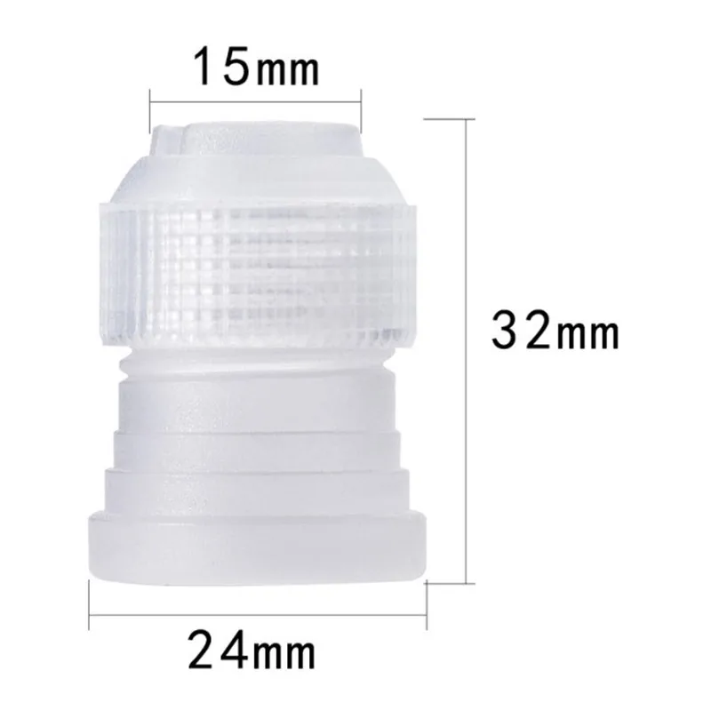 2 шт. маленький/большой размер переходник обледенение трубопроводов Насадка На кондитерский мешок торт Цветок Кондитерские украшения Кондитерские инструменты