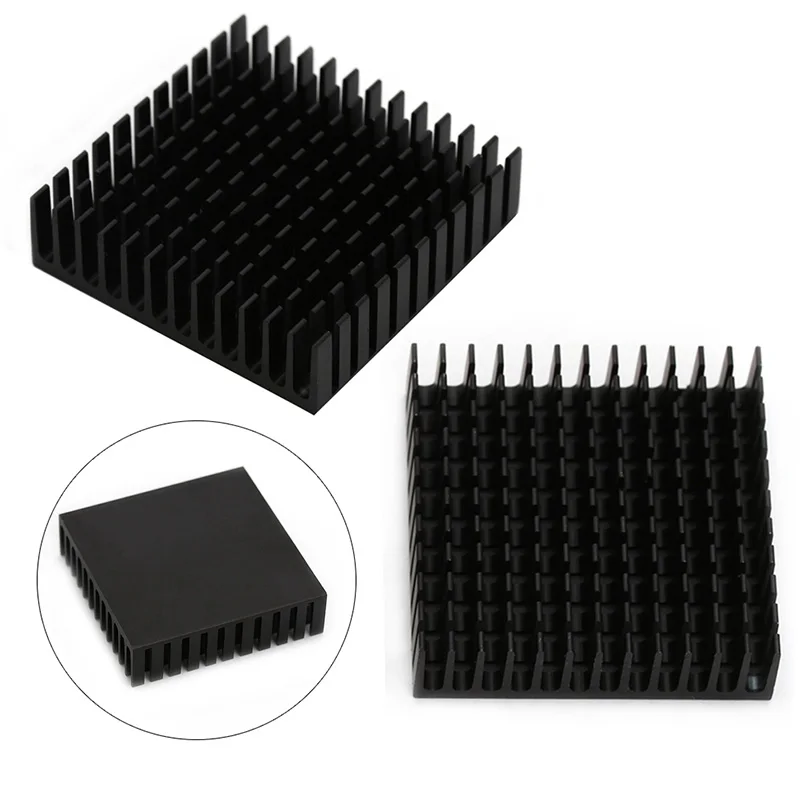

2Pcs Radiator Aluminum Heatsink Extruded Profile Heat Dissipation for Electronic