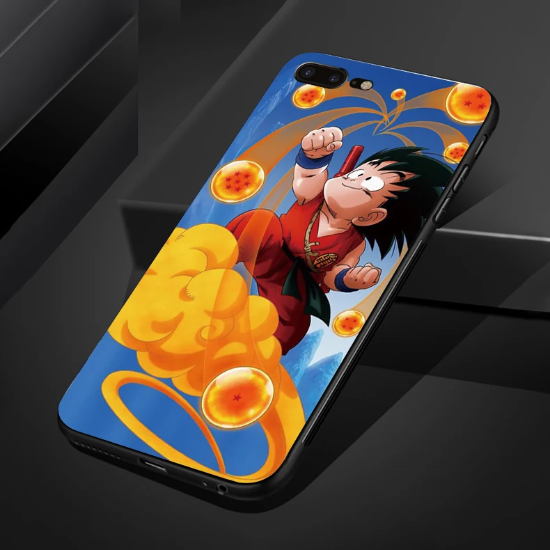 Dragon Ball для iphone 6 6S 7 8 Plus 5 5S SE силиконовый мягкий ТПУ супер сон чехол Гоку чехол для телефона для iphone XR XS X XSMAX 7 8 plus - Цвет: 7196