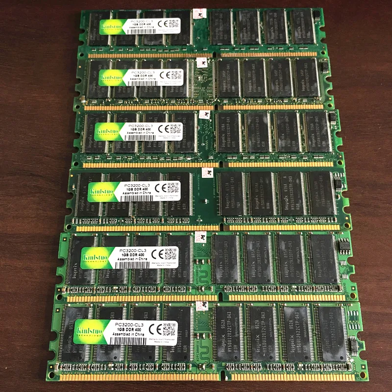 Kinlstuo DDR 1GB 400MHz Rams PC 3200 DIMM 184PIN настольная память полная совместимость протестированная Хорошая рабочая