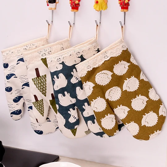 Hidup Sederhana 1 Piece Kartun Sarung Tangan Dapur Memasak Microwave Hidup Sederhana 1 Piece Kartun Sarung Tangan Dapur Memasak Microwave Baking Bbq Oven Mitt Potholders Di