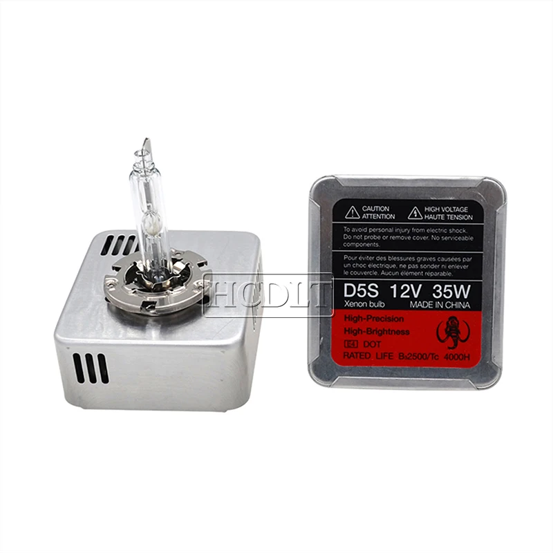 HCDLT Genuine 35W D5S OEM HID Xenon Headlamp Bulb 5500K White All In One D5S Xenon Ballast Kit 9285 410 171 Upgrade Original 25W (10)