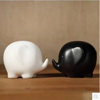 

Ceramic elephant crafts, creative home decorations office