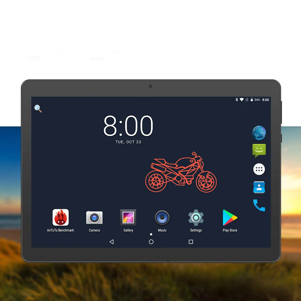 

Hot Seller ! 10 inch 3G 4G FDD LTE tablet Octa Core 1280*800 IPS HD 5.0MP Dual SIM 4GB RAM 64GB ROM Android 8.0 GPS tablet 10