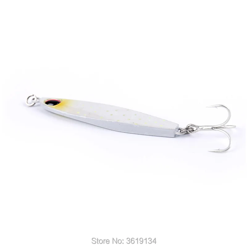 Kingdom Search Jigging Spoon Fishing Lures Hard Baits 1PC Full Aqueous Layer Metal Lure Model 4001 Fishing Tackle