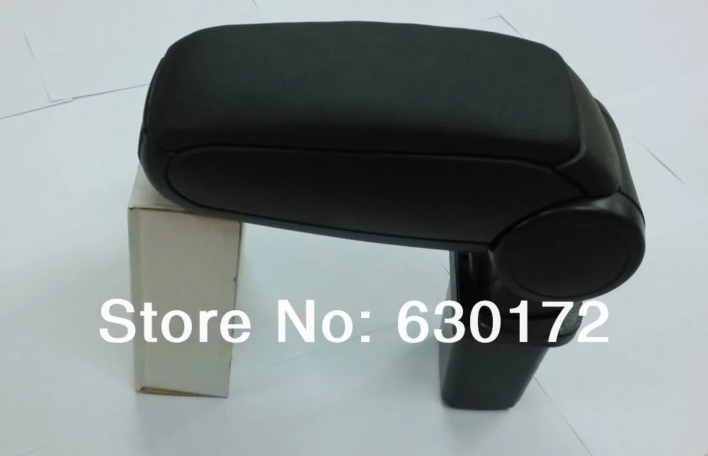 Center Console Armrest (Leatherette Black) For Honda Jazz / Fit Second