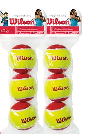 

Original Wilson Training Tennis Low Compression Wear resistant Children Starter