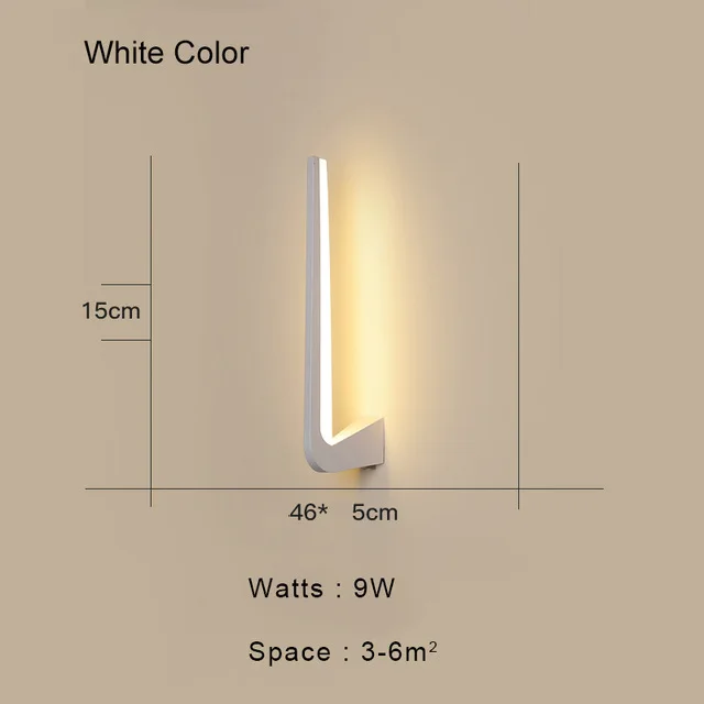 Современный настенный светильник, светодиодные домашние настенные лампы, светодиодный настенный светильник, светильник s для спальни, гостиной, лестничного зеркала, светильник Lampara De Pared - Цвет абажура: A Style White