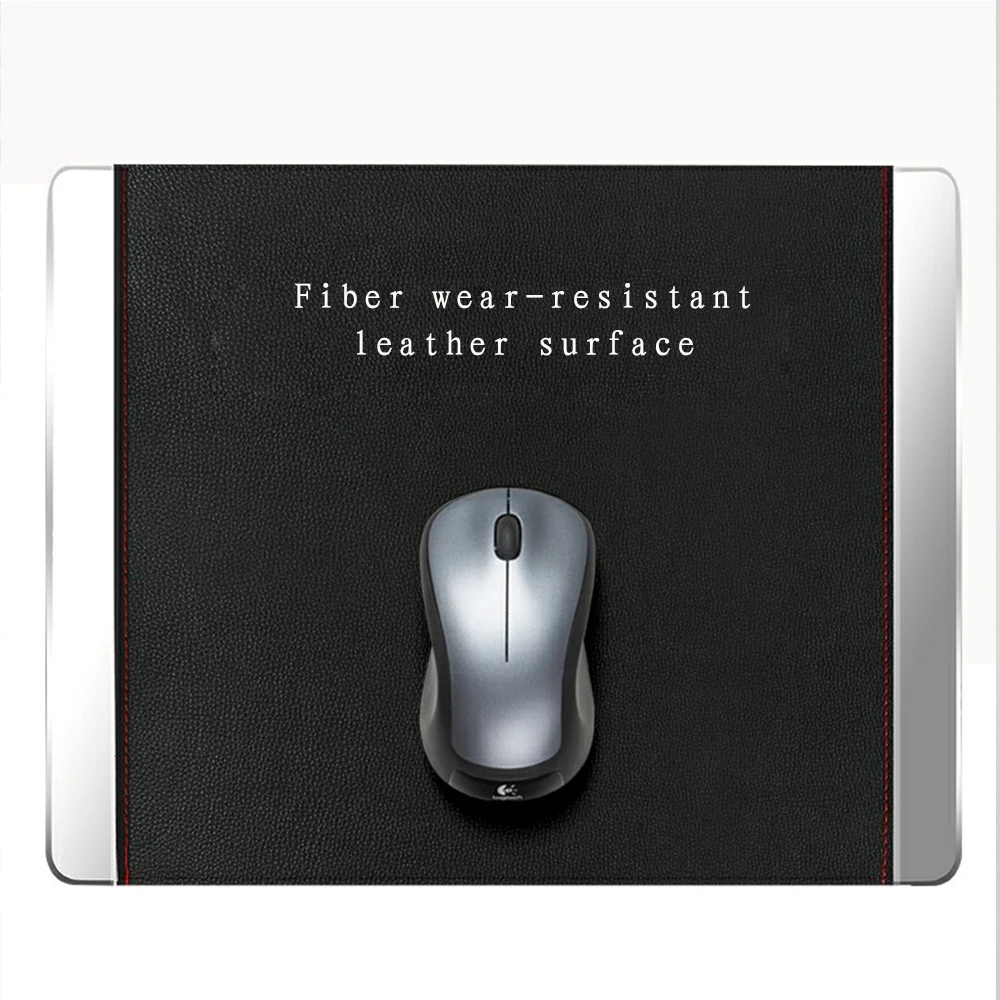  pbpad store medium metal mouse pad laptop leather aluminum table pad gaming mouse pad office comput