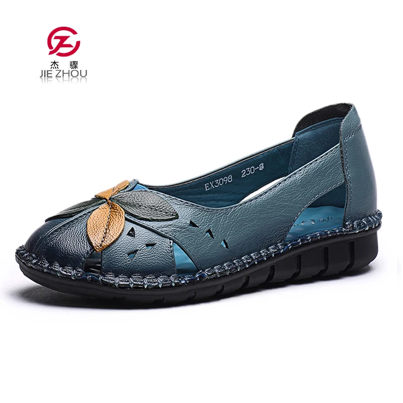 

Summer Style Women Ballet Flats Sandas Round Toe Slip on Shoes Woman Cut-outs Flats Mixed Colors Woman Loafers zapatos mujer
