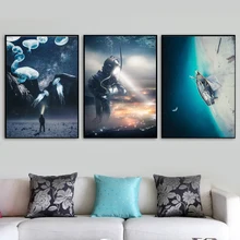 Surrealism Underwater World Sea Nordic Poster And Prints Creativity Wall Art Canvas Painting Wall Pictures For Living Room Decor surrealism