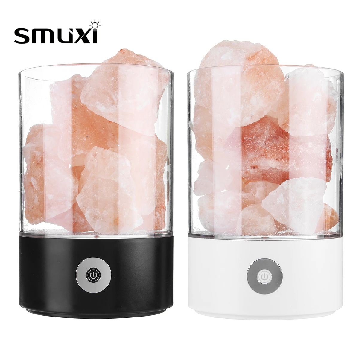 

3D USB Crystal Salt Night Light Himalayan Rock Salt Lamp Desktop Air Purifier Night Light For Home Bedroom Lighting for Gifts
