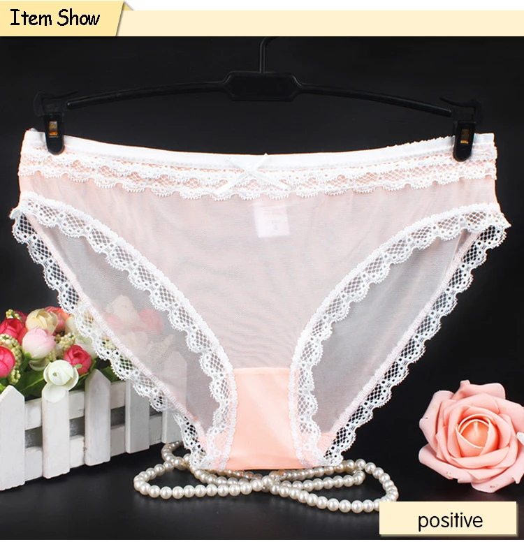 European Size New Fashion 2018 Panties Women Transparent Underwear Women Lace Soft Seamless Briefs Sexy Underwear Women S-XXL (8)