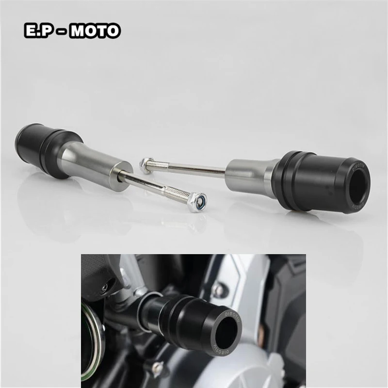 

New Falling Protectors Motorcycle CNC Aluminum Frame Slider Anti Crash Caps Fairing Guard For Z650 2017
