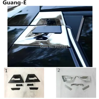 

Car Frame Panel Lamp Trim ABS Chrome / Carbon Fibre Door Only Back Rear Handle Bowl 6pcs For Toyota C-HR CHR 2017 2018 2019 2020