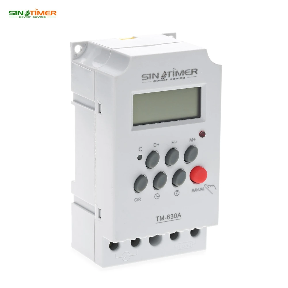SINOTIMER Timer Switch 24 Hours LCD Digital Programmable Mini Timer Switch Time