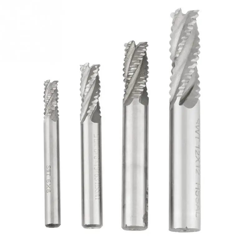 2pcs 16mm 16*16*32*92mm 4 Flute HSS /& Aluminium Rough End Mill Cutter CNC Bit