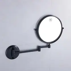 Настенные Латунь Аксессуары для ванной комнаты 1/3/5X зеркало регулируемое расстояние круглый хром закончил зеркало для макияжа Espelho E