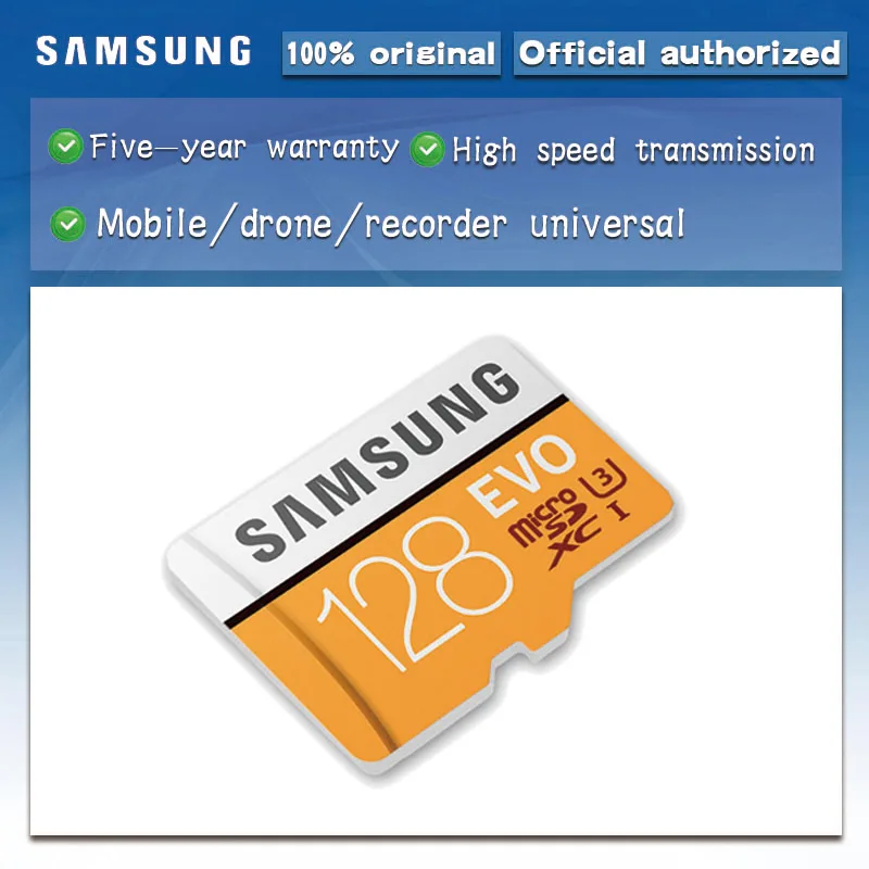 

SAMSUNG EVO Micro SD Card 128GB 32GB Class10 tarjeta micro sd UHS-1 Memory card 256GB tf flash card 64GB cartao de memoria