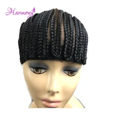 10pcs/lot Different size Wig Caps For Making Wigs Box Braided Cornrow Wig Caps With Combs Top Easier Sew In Braided Wig Caps