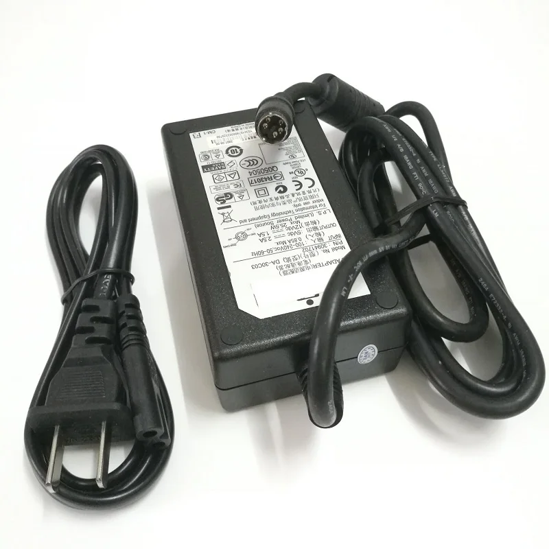

HDD Power Adapter 12V1.5A 5V2.5A Dual Output 5 Pin Round