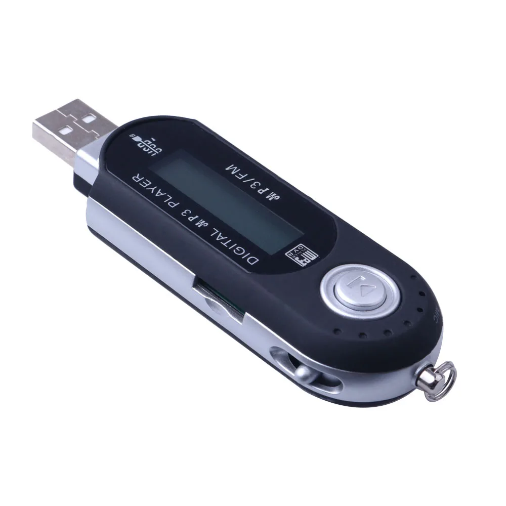 USB MP3 музыкальный плеер цифровой ЖК экран Поддержка 32 Гб TF карта и FM радио с