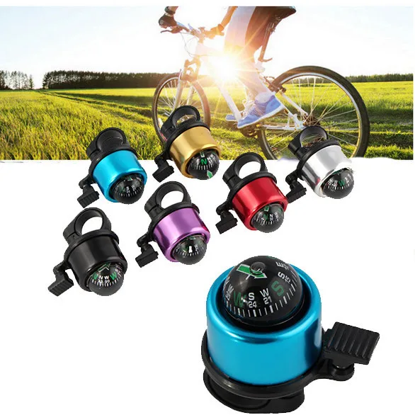 Plastic Bicycle Bell Cycling Sport Bike Handlebar Compass Ring-down Horn Alloy
