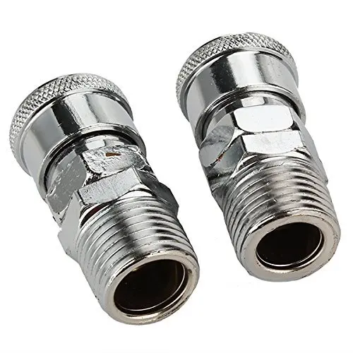 2pcs 1/2" BSPT Male Air Compressor Tube Filter Pneumatic Hose