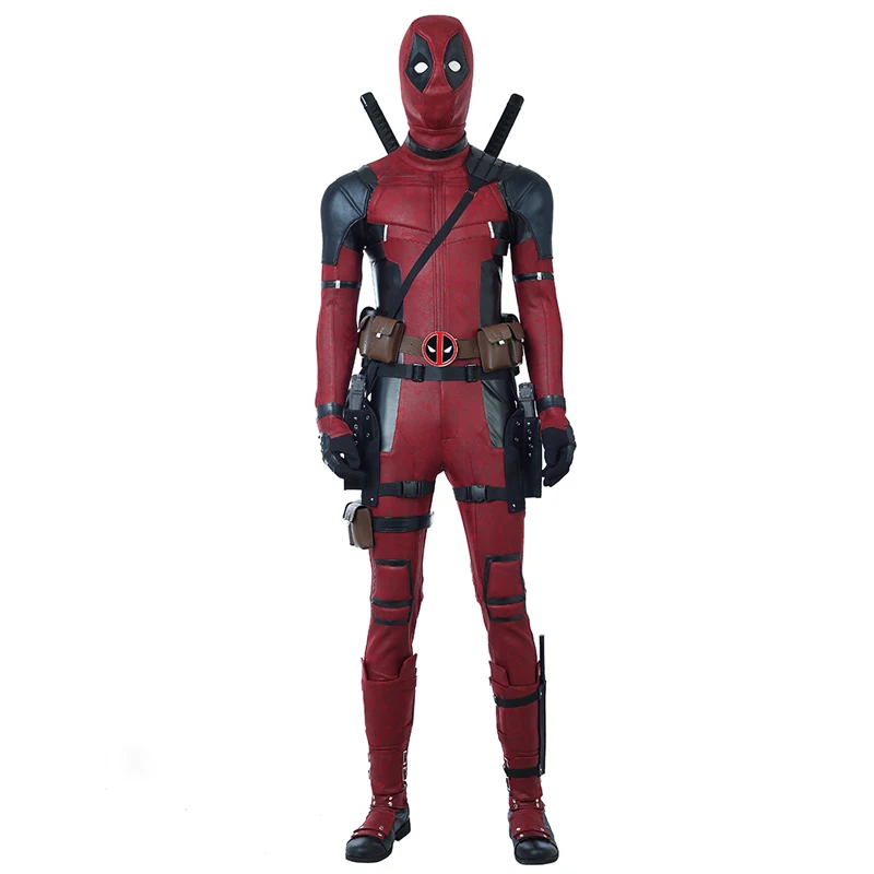 Popular Hot  x-men deadpool cosplay costume superhero Costume for Helloween Custom Made Suit