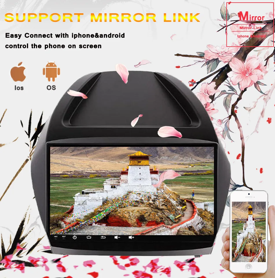 Flash Deal Factory sell best octa core android 9.0 px5 with 4gb ram car Stereo music video entertainment sys gps For hyundai tucson 2009+ 4