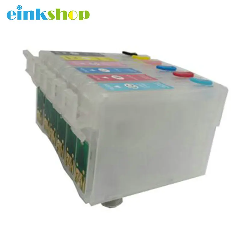 Einkshop T0791-T0796 для Epson T0791 пустые заправляемые чернильные картриджи для Epson Stylus 1400 1410 1500 1430 P X 700W PX800FW P50