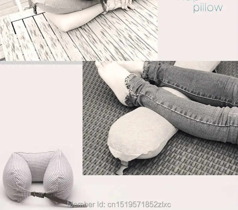 Хлопковая подушка для путешествий Wuji с губчатым наполнителем, здоровая подушка для автомобиля, Недорогие Декоративные подушки для дивана
