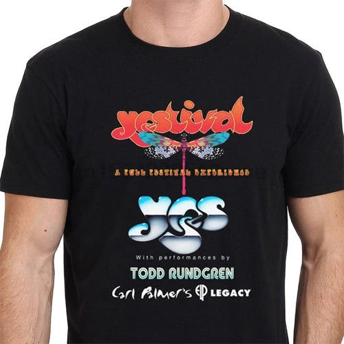 YESTIVAL SAY YES BAND NO MORE TOUR черная футболка | Мужская одежда