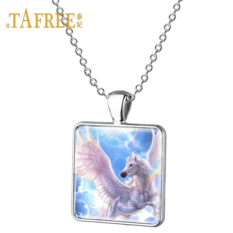 TAFREE женские модные единороги металлическое ожерелье галстуки свадебное