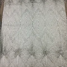 5 Ярд/Лот Серебряный Африканский блеск кружевной ткани JRB-73101 вышитый тюль кружева с клееным блеском для вечернего платья