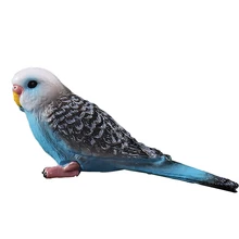 Детская игрушка имитация мини-попугай милая фигурка птицы модель домашнего декора миниатюрное украшение для сада в виде Феи аксессуары