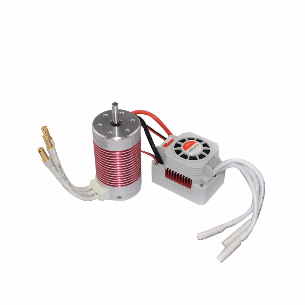Бесщеточный двигатель SURPASS HOBBY Platinum Set 3665 2600KV/3100kv с 60A ESC водонепроницаемый для 1/10 RC