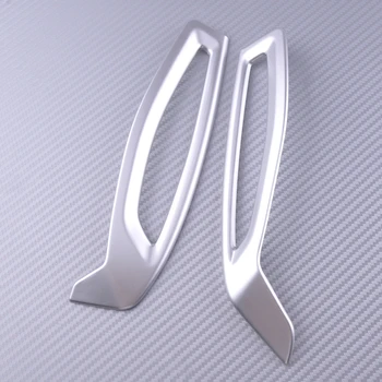 

DWCX 2Pcs Silver ABS Chrome Car Front Side Air Condition Vent Outlet Cover Trim Frame Fit for Toyota C-HR CHR 2017-2018