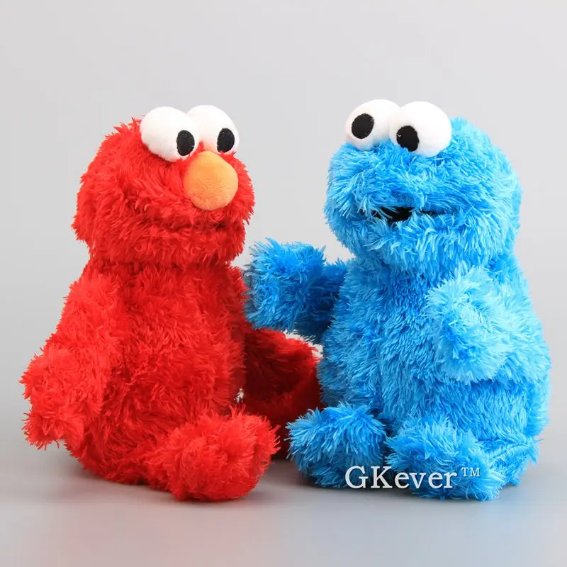Sesame Street Elmo Cookie Monster Soft Plush Dolls Stuffed Toys 30-33 Cm  Children Educational Toys - Movies & Tv - AliExpress