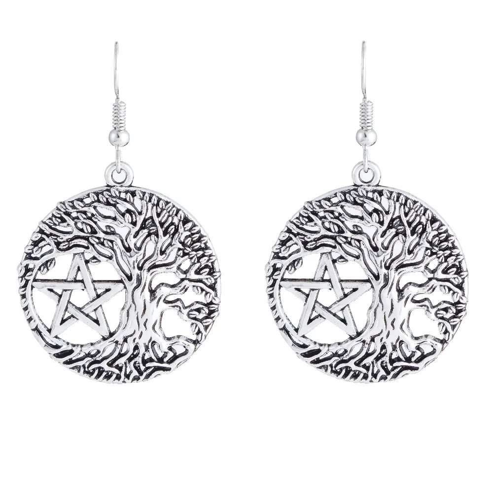 Женские серьги подвески Древо жизни|big earrings for women|big drop earringsbig |