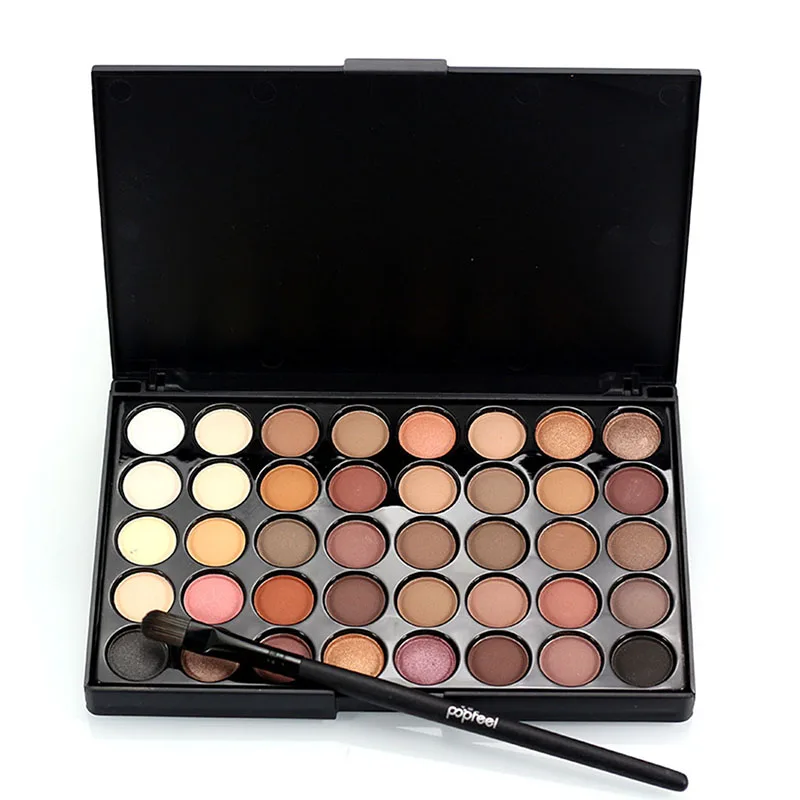 

1pcs Eyes Brush Eye Shadow Makeup Single Brushes 40 Colors Eyeshadow Palette Face Natural Matte Camouflage Cosmetics Tool