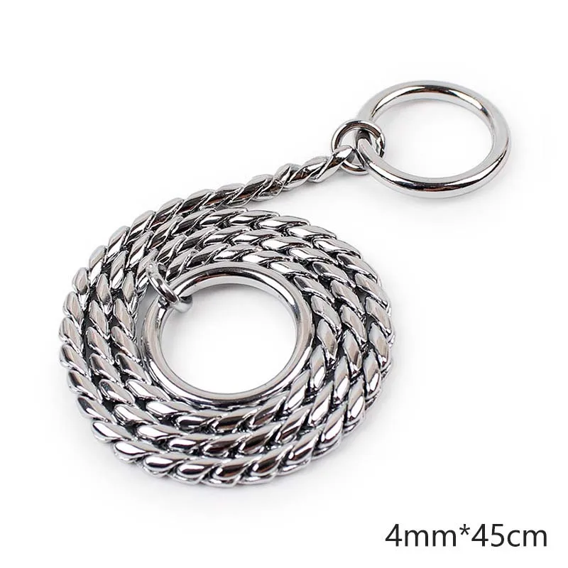 SYDZSW Delicately Packed Stainless Steel Pet Leash Puppy Dog Leads High Quality Pet Dog Snake Chain P Leash Chihuahua Products8