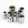 1pcs 1/2" Square Drive 12-point Socket Bit Ratchet wrench 12pt Sockets Hand Tool Kit 12 Angles Plum Blossom Sleeve 8-32mm 6