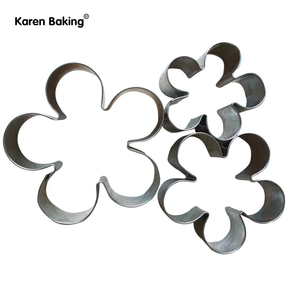 Stainless steel rose petals biscuits cut shape cake decoration mold A386 | Дом и сад