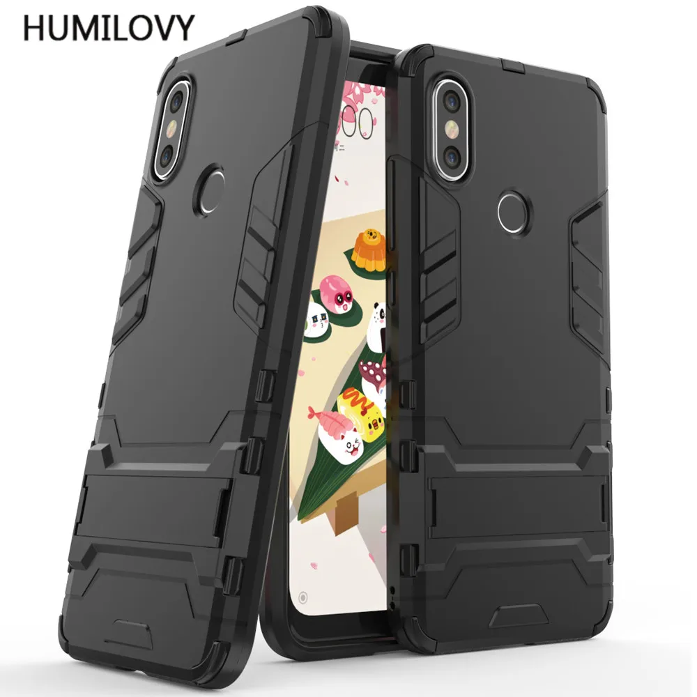 

For Xiaomi Mi A2 Case for Xiaomi Mi 6X Case Rubber Robot Armor Shell Slim Hard Back Phone Case for Xiaomi Mi A2 Cover Mi6X Coque