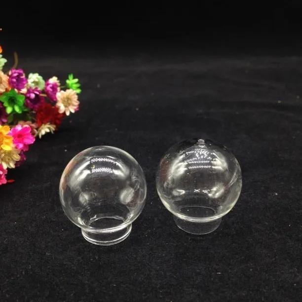 

50pcs 20*15mm Empty glass cover bottle glass vial globe bubble dome Hanging Vase Hydroponic diy party Wedding Decor pendant gift